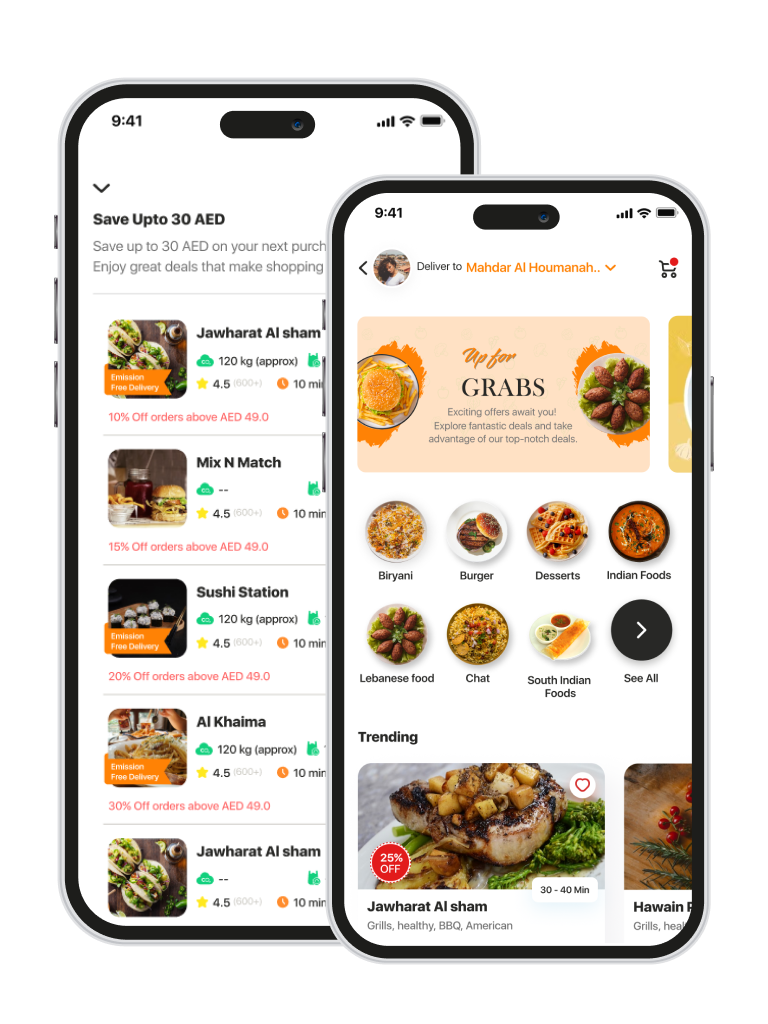 Food delivery app